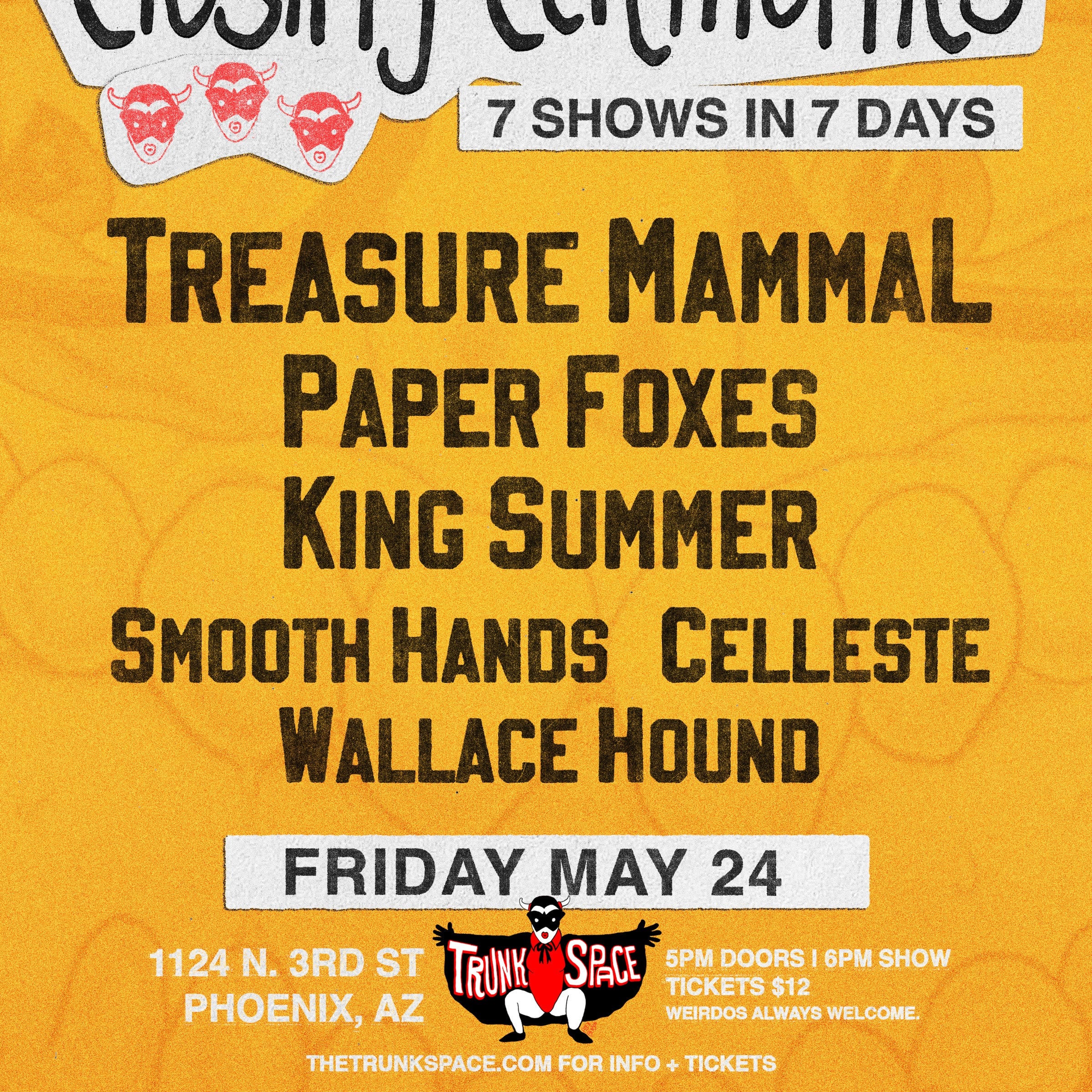 5/24/24 - TREASURE MAMMAL | The Trunk Space